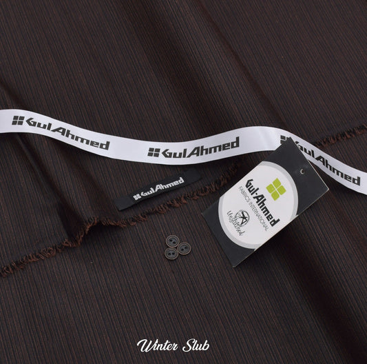 Gull Ahmed’s Slub Wash & Wear/Brown