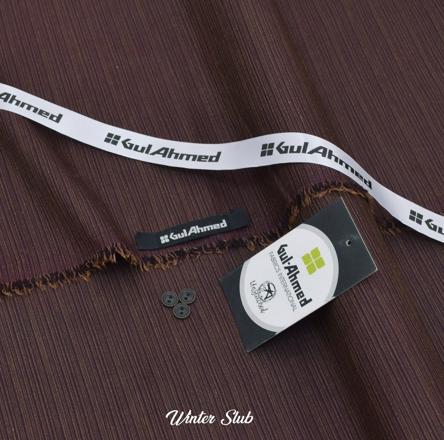 Gull Ahmed’s Slub Wash & Wear/Coffee Brown